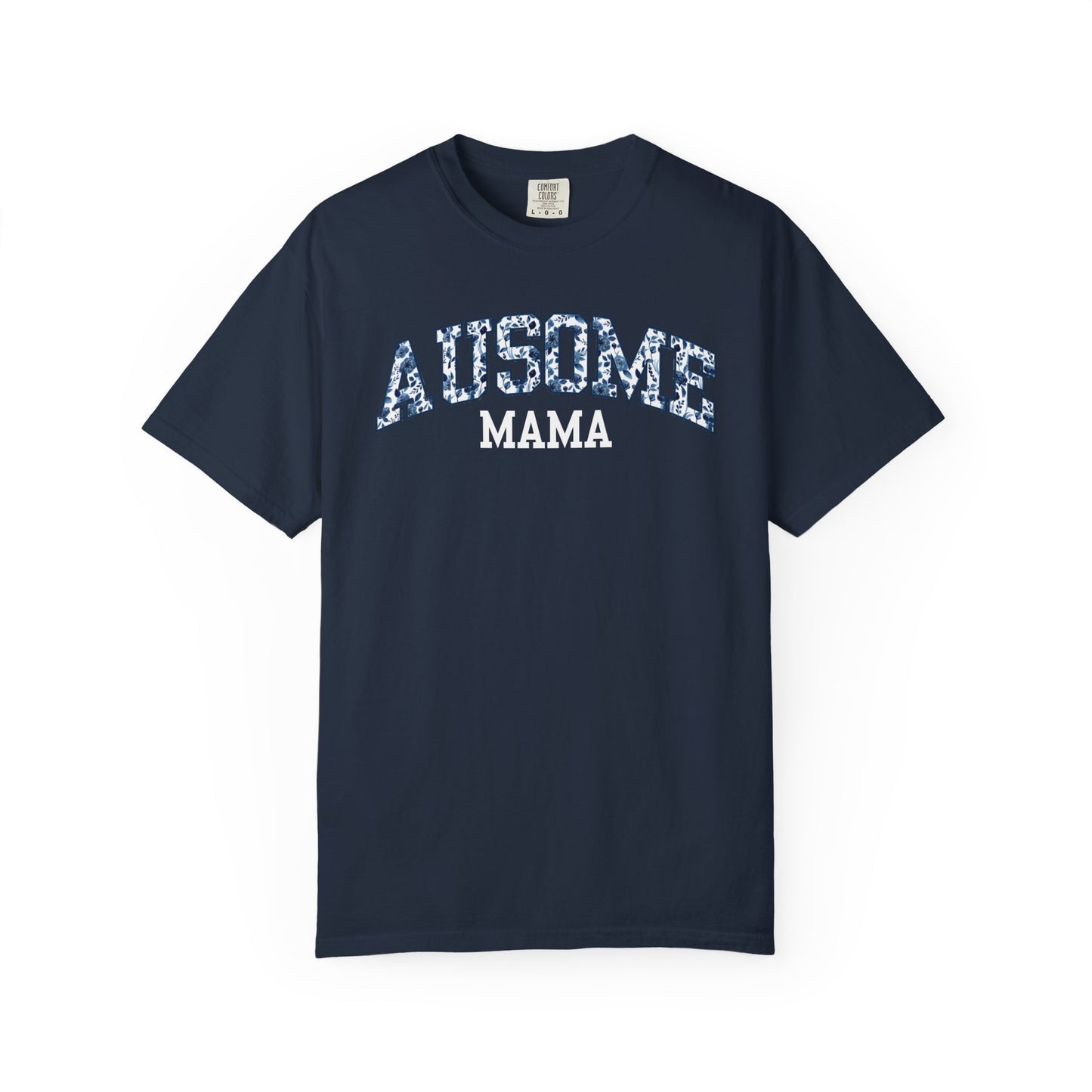 Floral Ausome Mama Autism Shirt