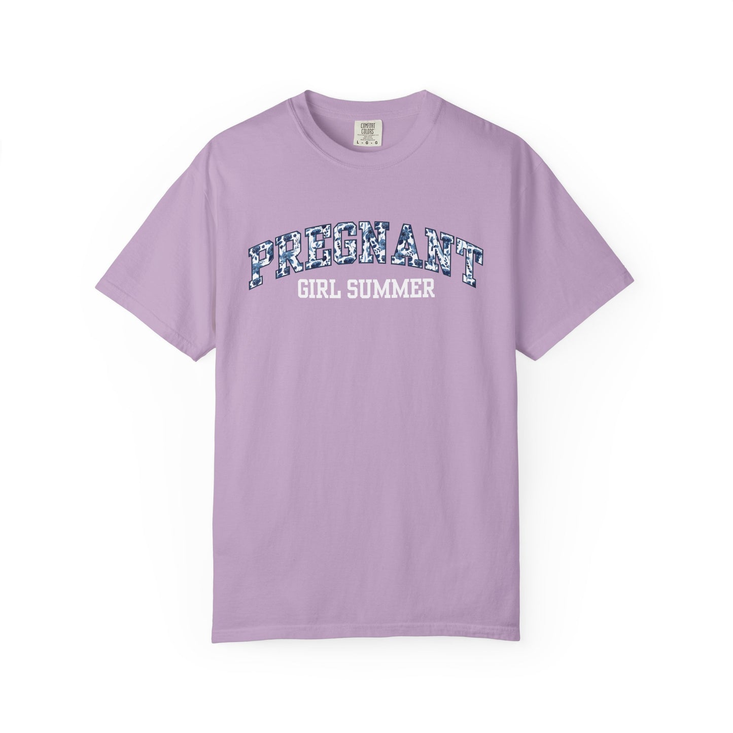 Floral Pregnant Girl Summer Shirt