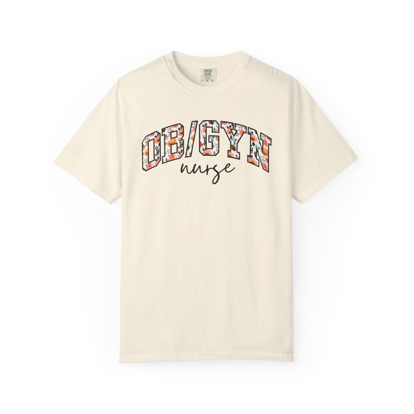 Floral OB/GYN Nurse Shirt