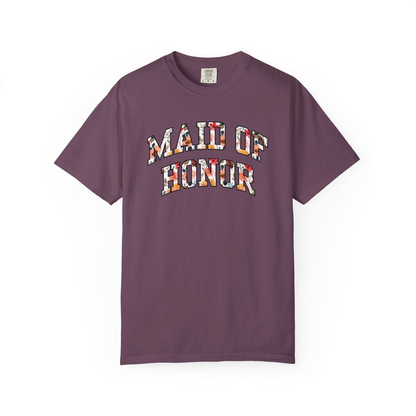 Floral Maid of Honor Shirt
