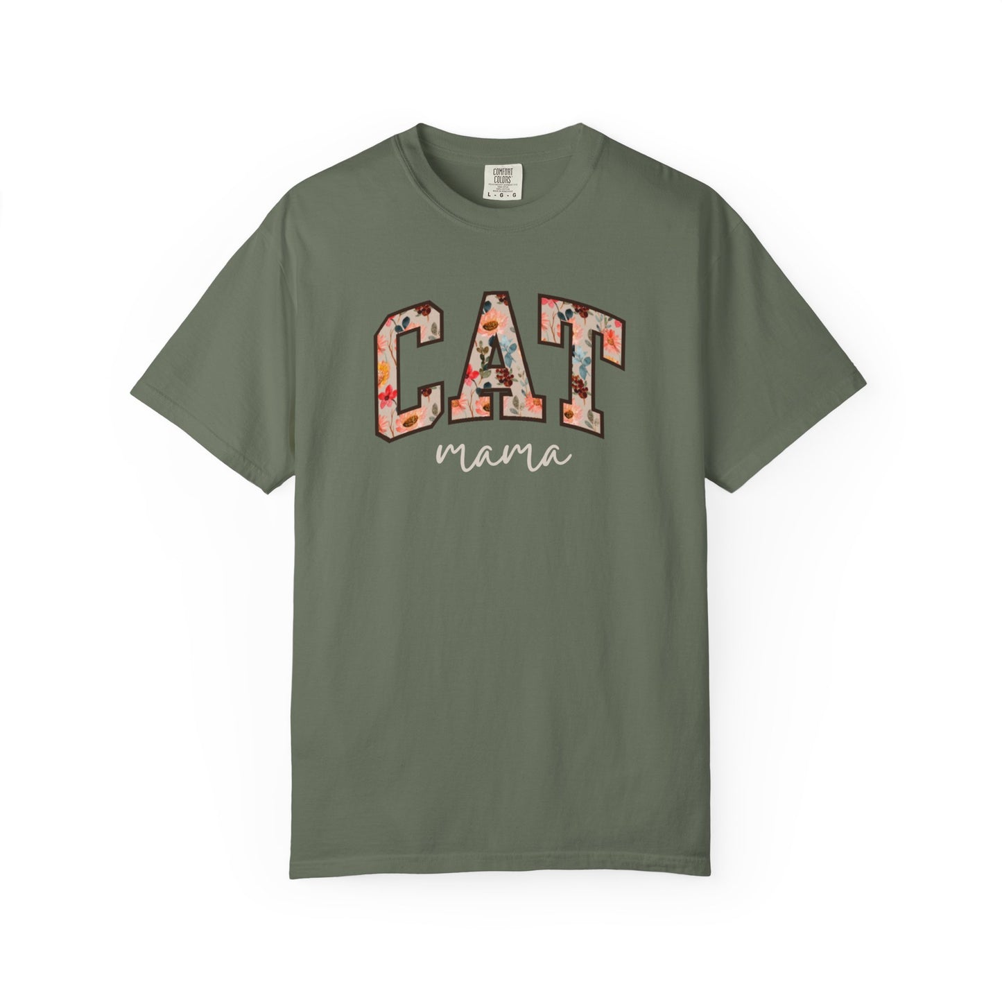 Floral Cat Mama Shirt