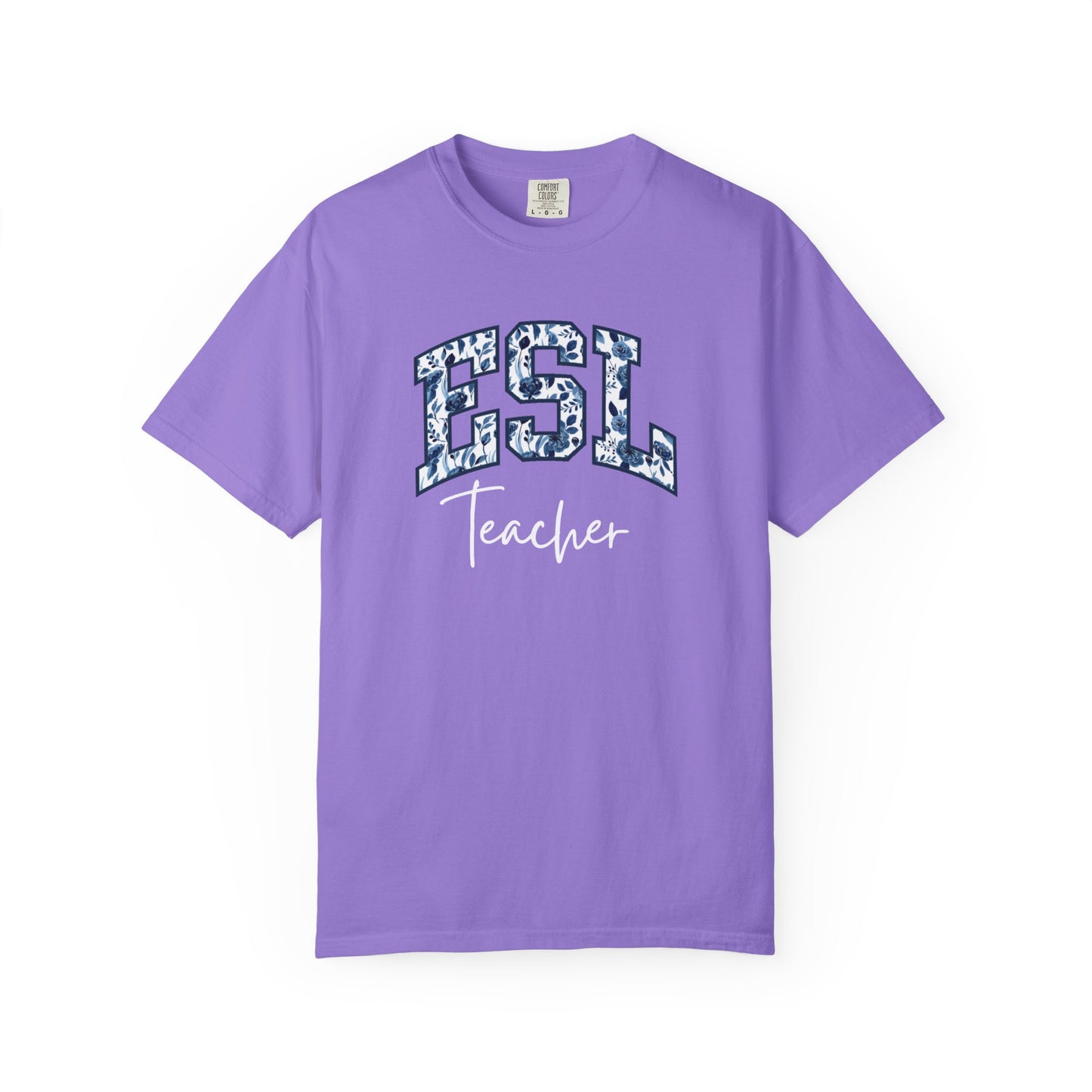 Floral ESL Teacher Shirt