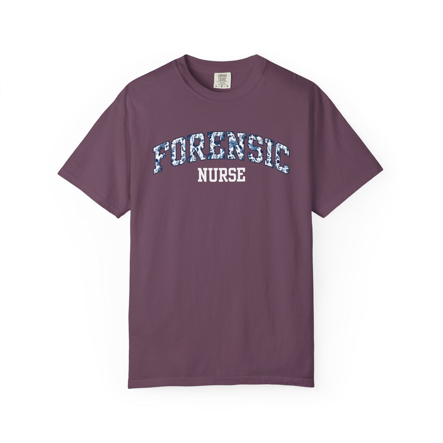 Floral Forensic Nurse Shirt
