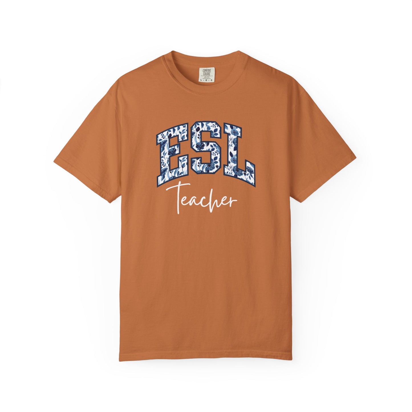 Floral ESL Teacher Shirt
