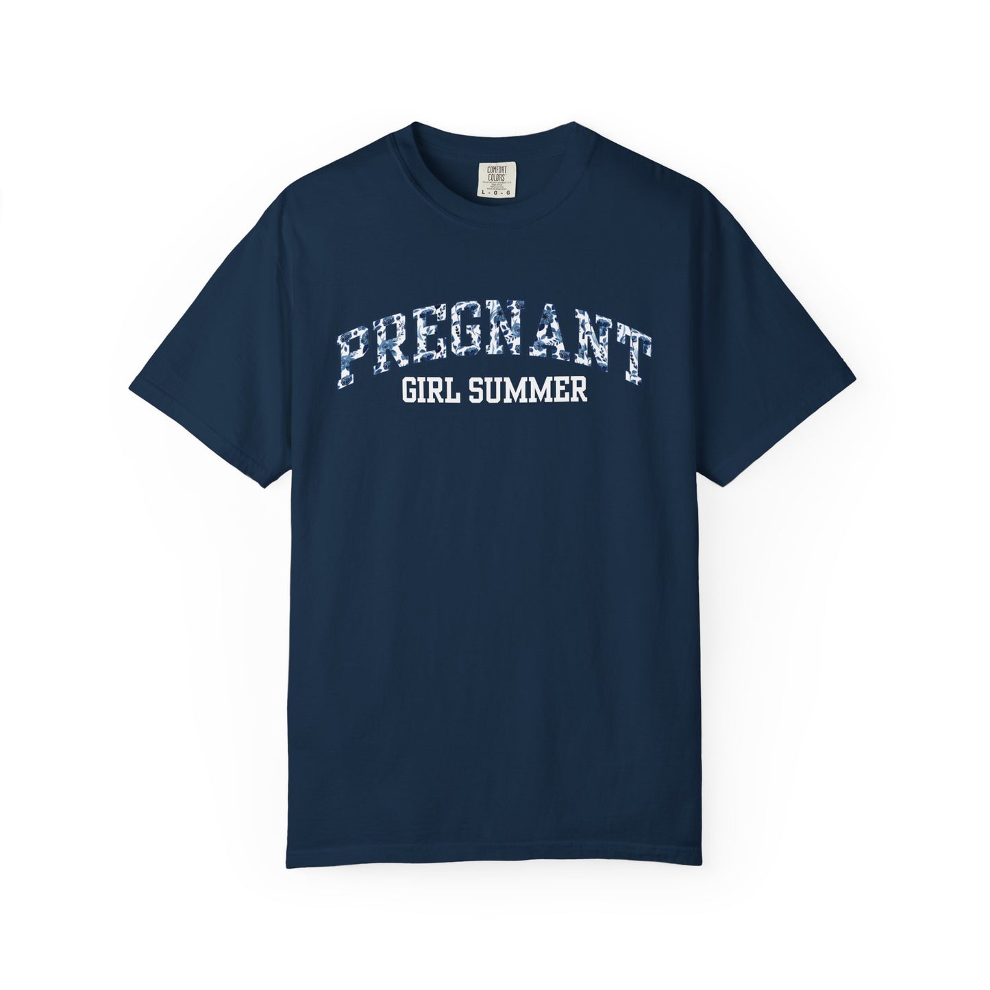 Floral Pregnant Girl Summer Shirt
