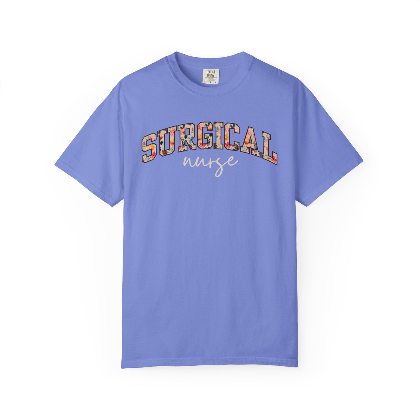 Floral Surgical Nurse Shirt