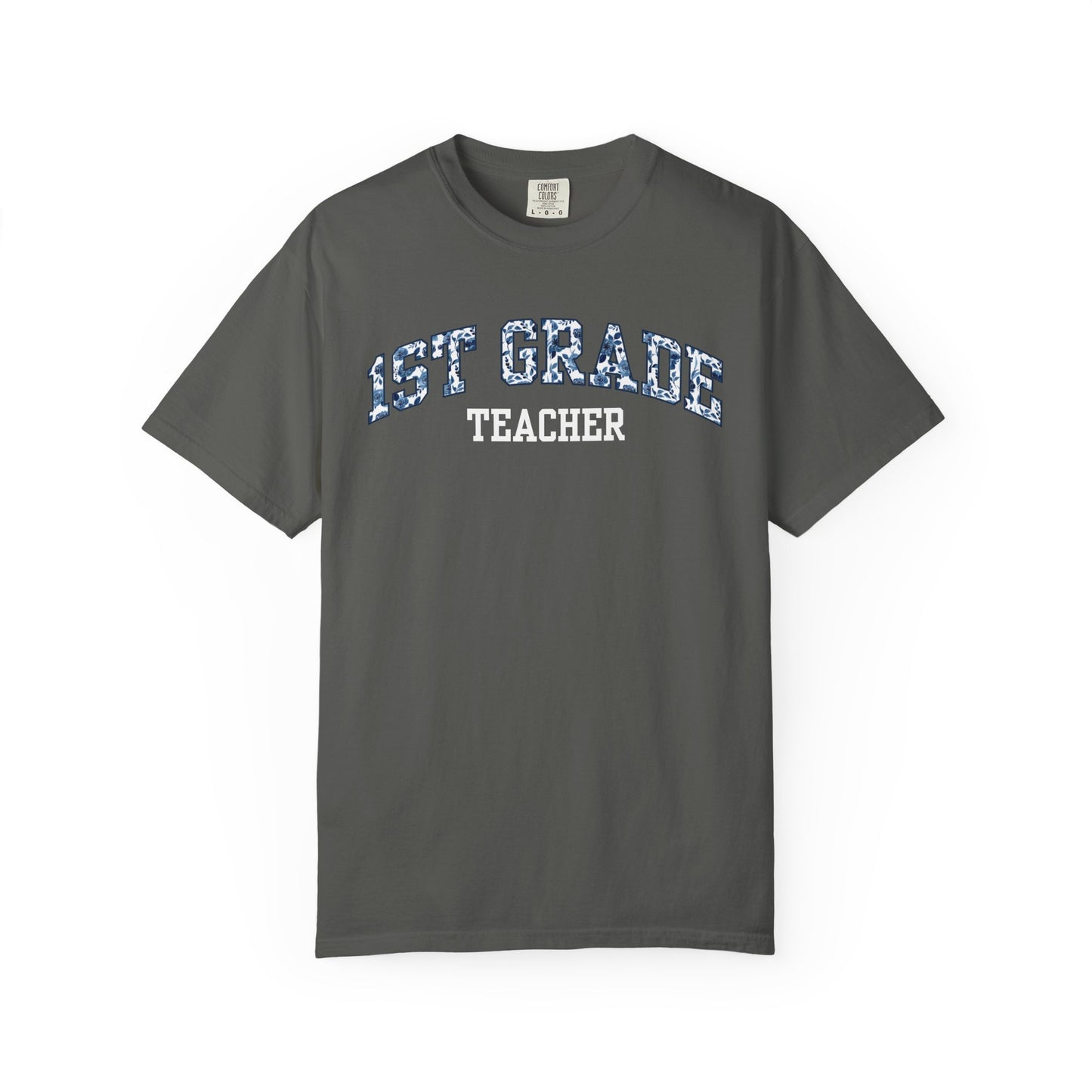 Floral First Grade Teacher Shirt