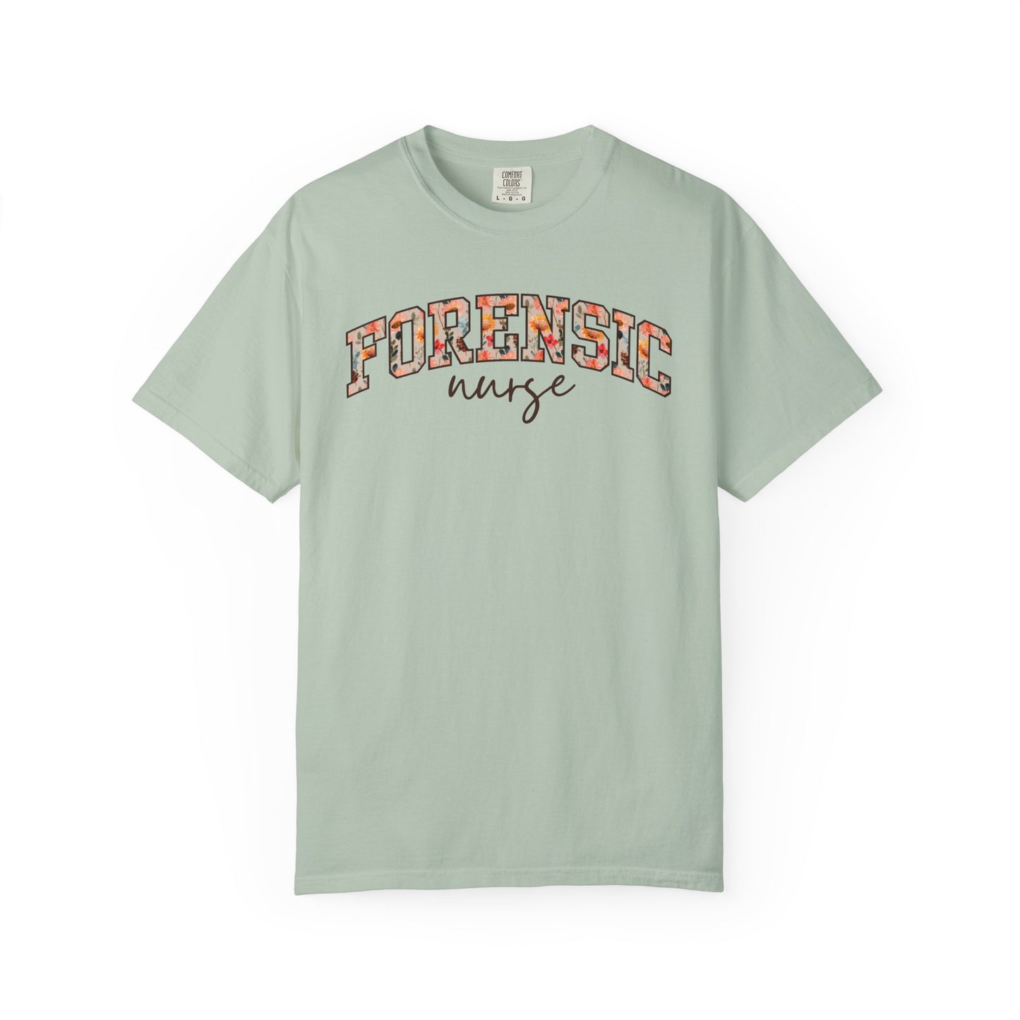 Floral Forensic Nurse Shirt