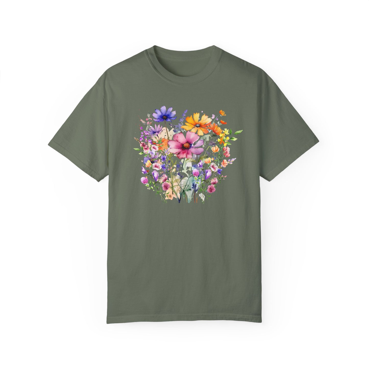 Floral Watercolor Shirt