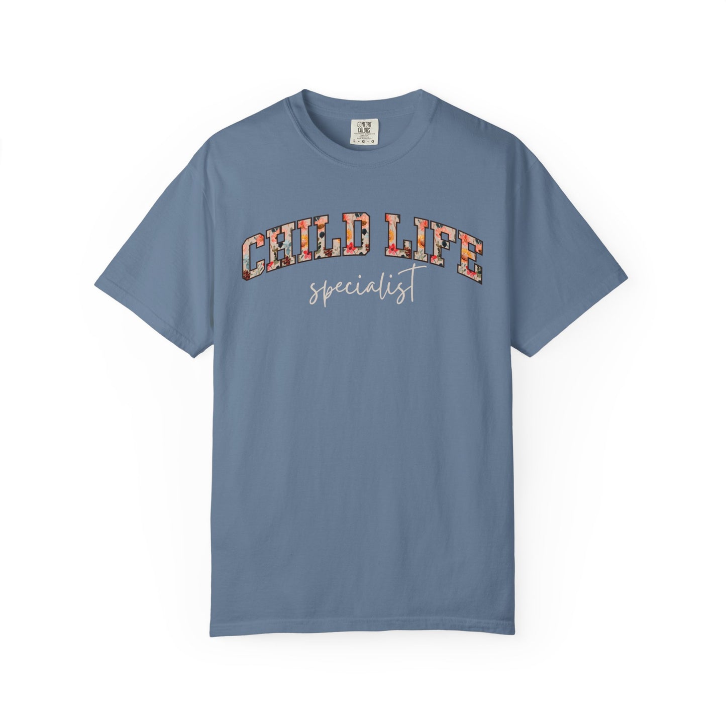Floral Child Life Specialist Shirt