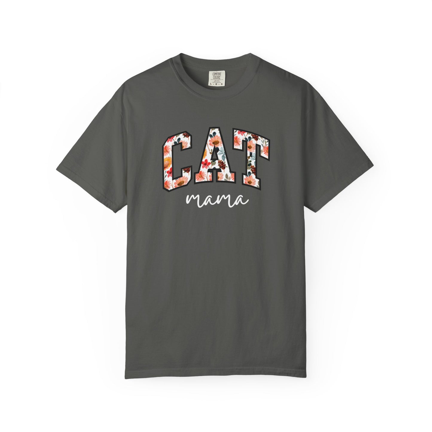 Floral Cat Mama Shirt