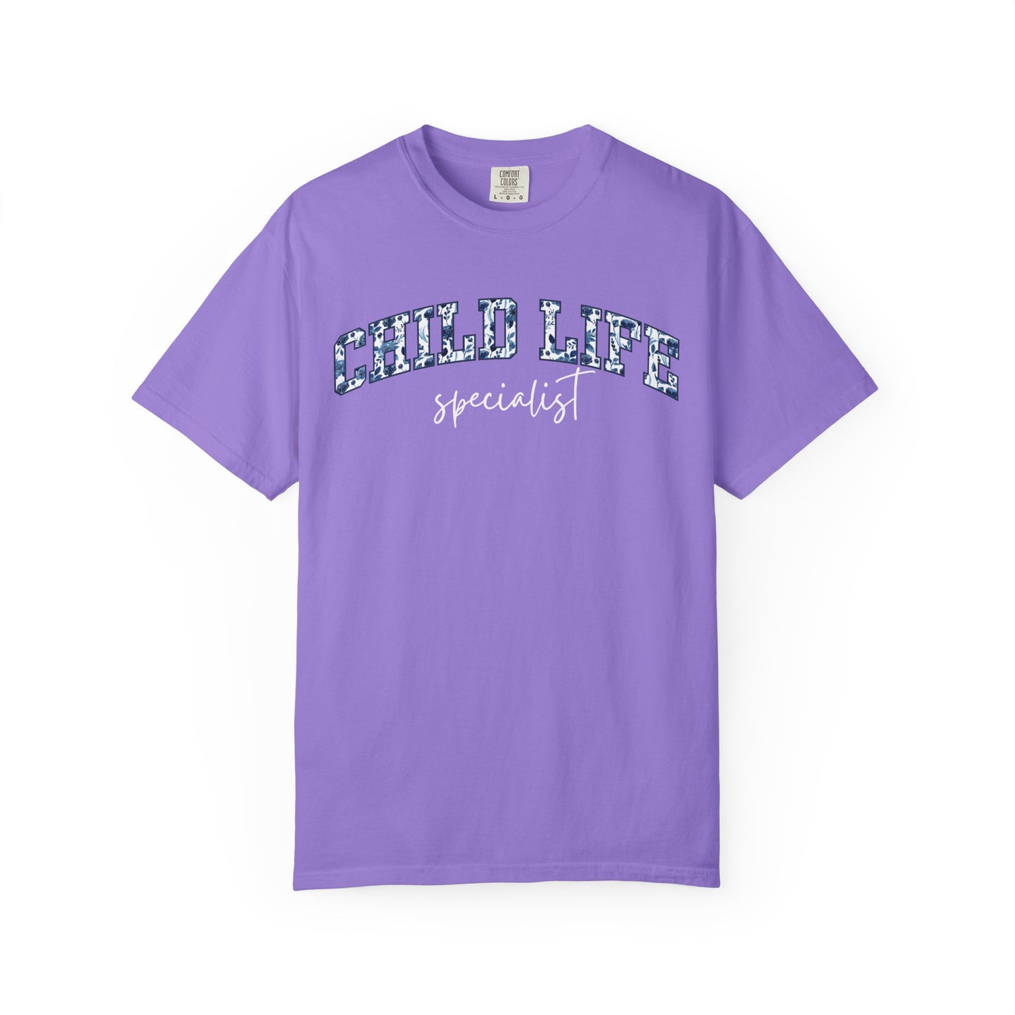 Floral Child Life Specialist Shirt