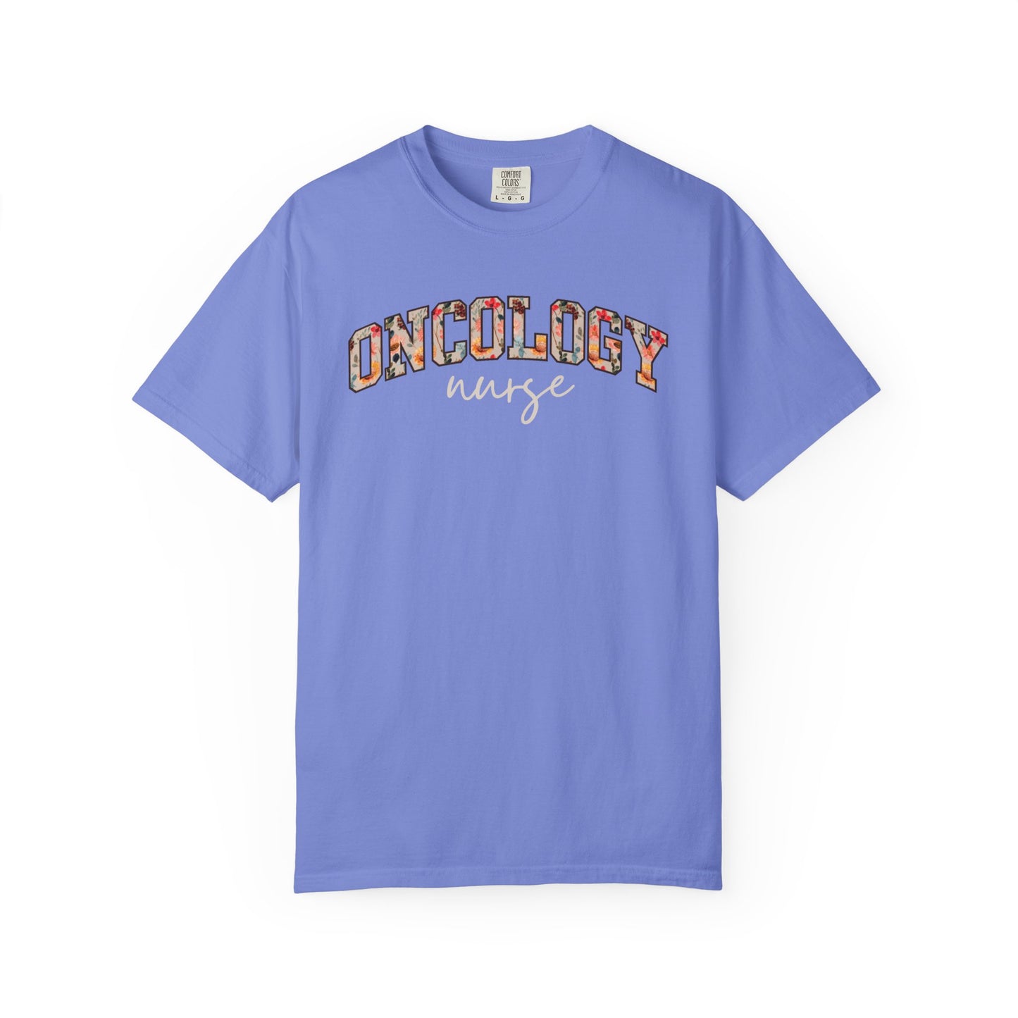 Floral Oncology Nurse Shirt