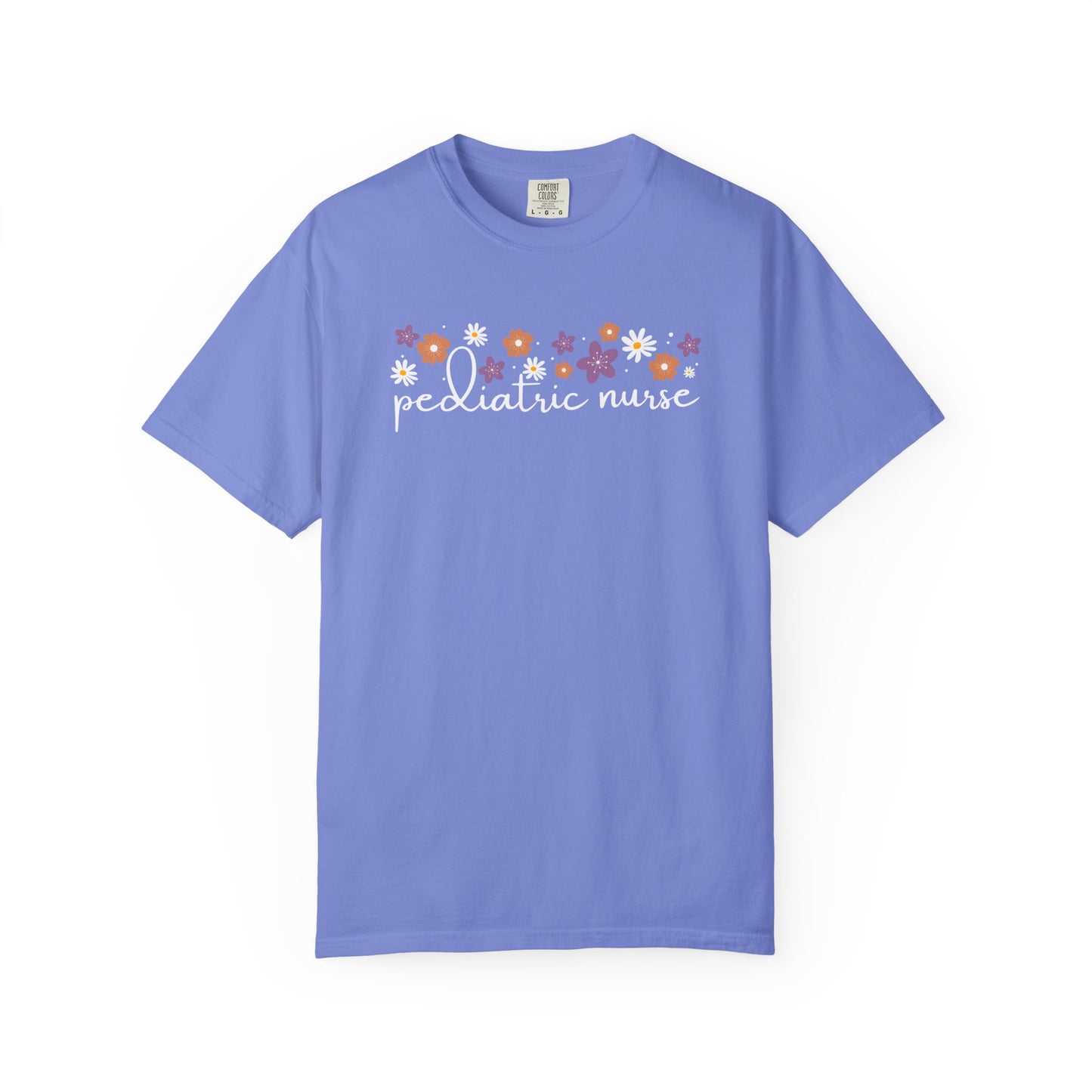 Floral Pediatric Nurse Shirt