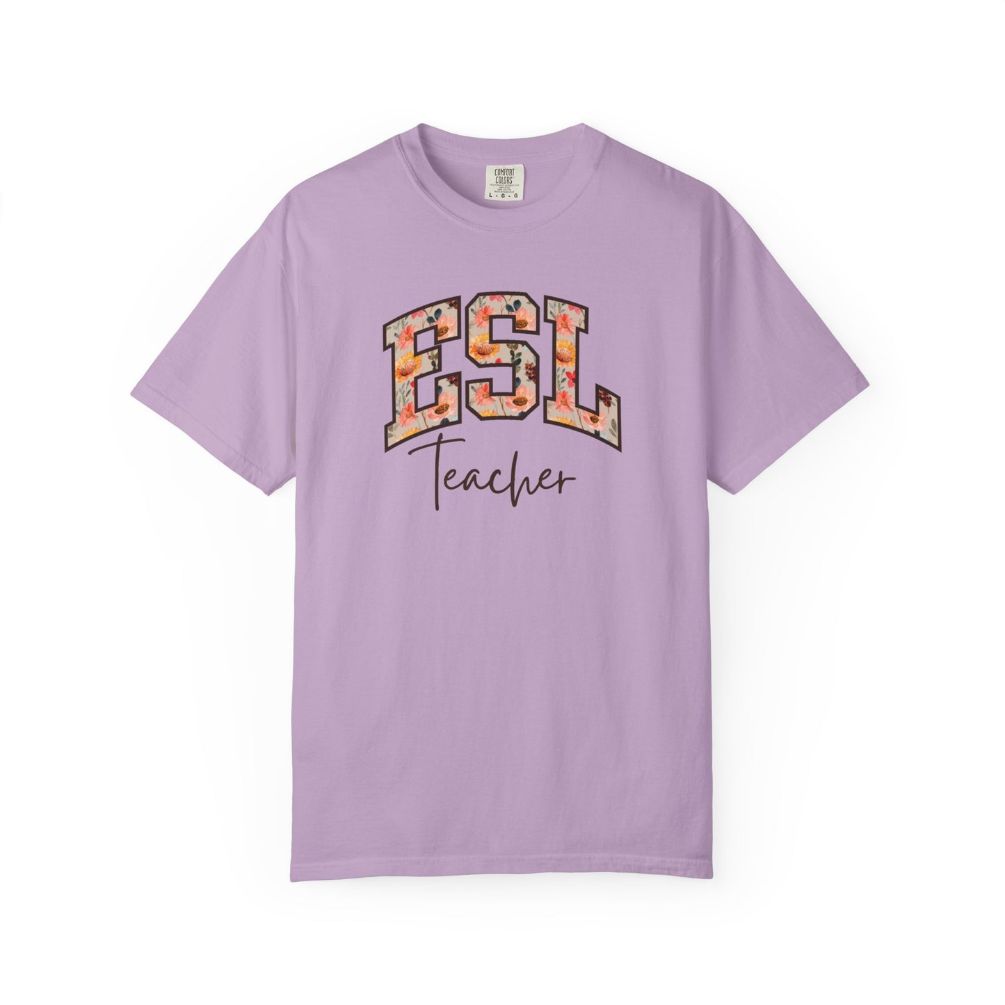 Floral ESL Teacher Shirt