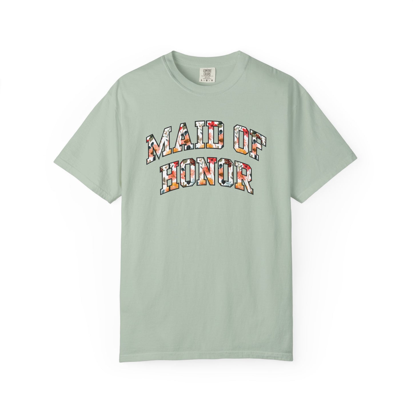 Floral Maid of Honor Shirt