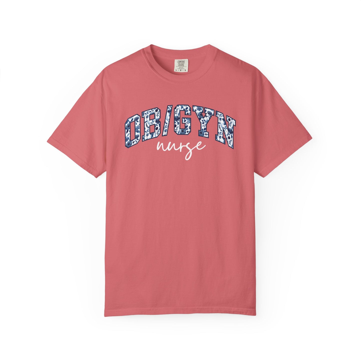 Floral OB/GYN Nurse Shirt