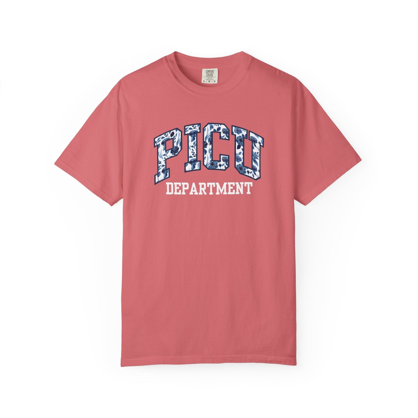 Floral PICU Department Shirt