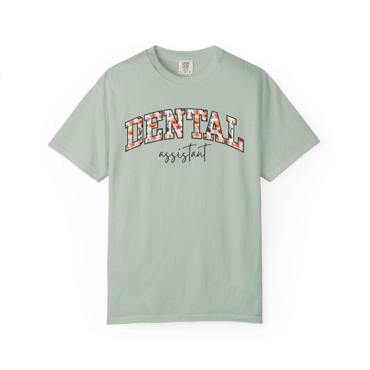 Floral Dental Assistant Shirt