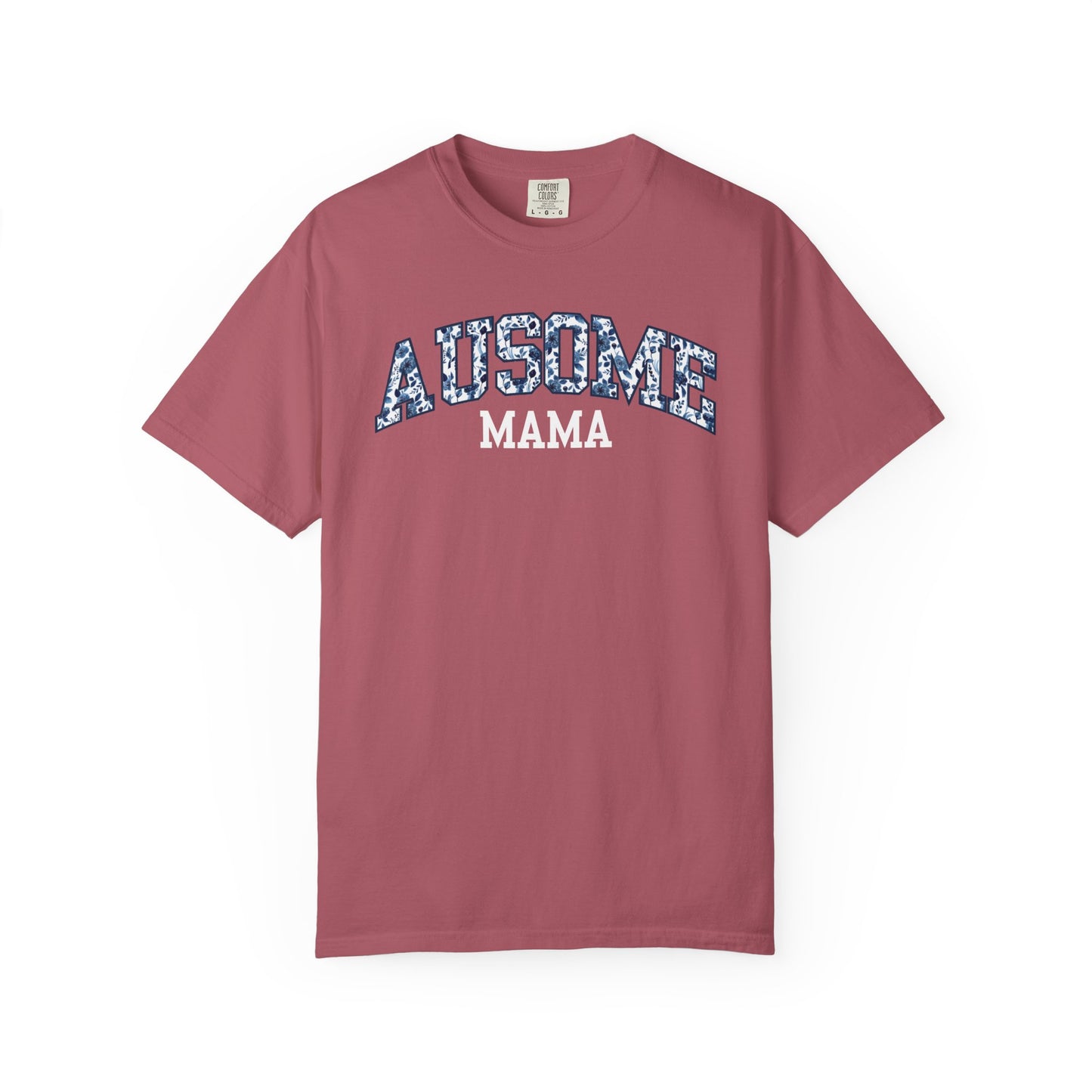 Floral Ausome Mama Autism Shirt