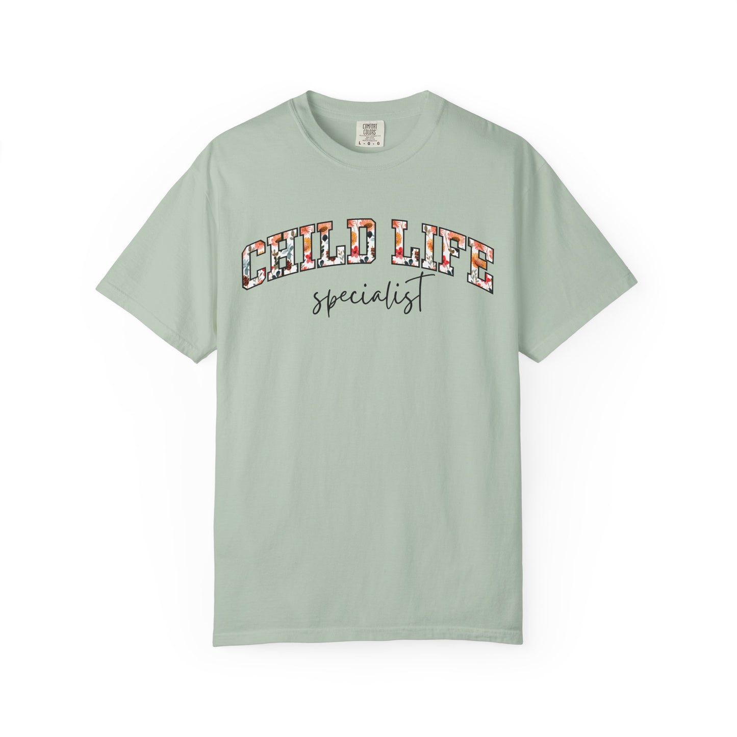 Floral Child Life Specialist Shirt