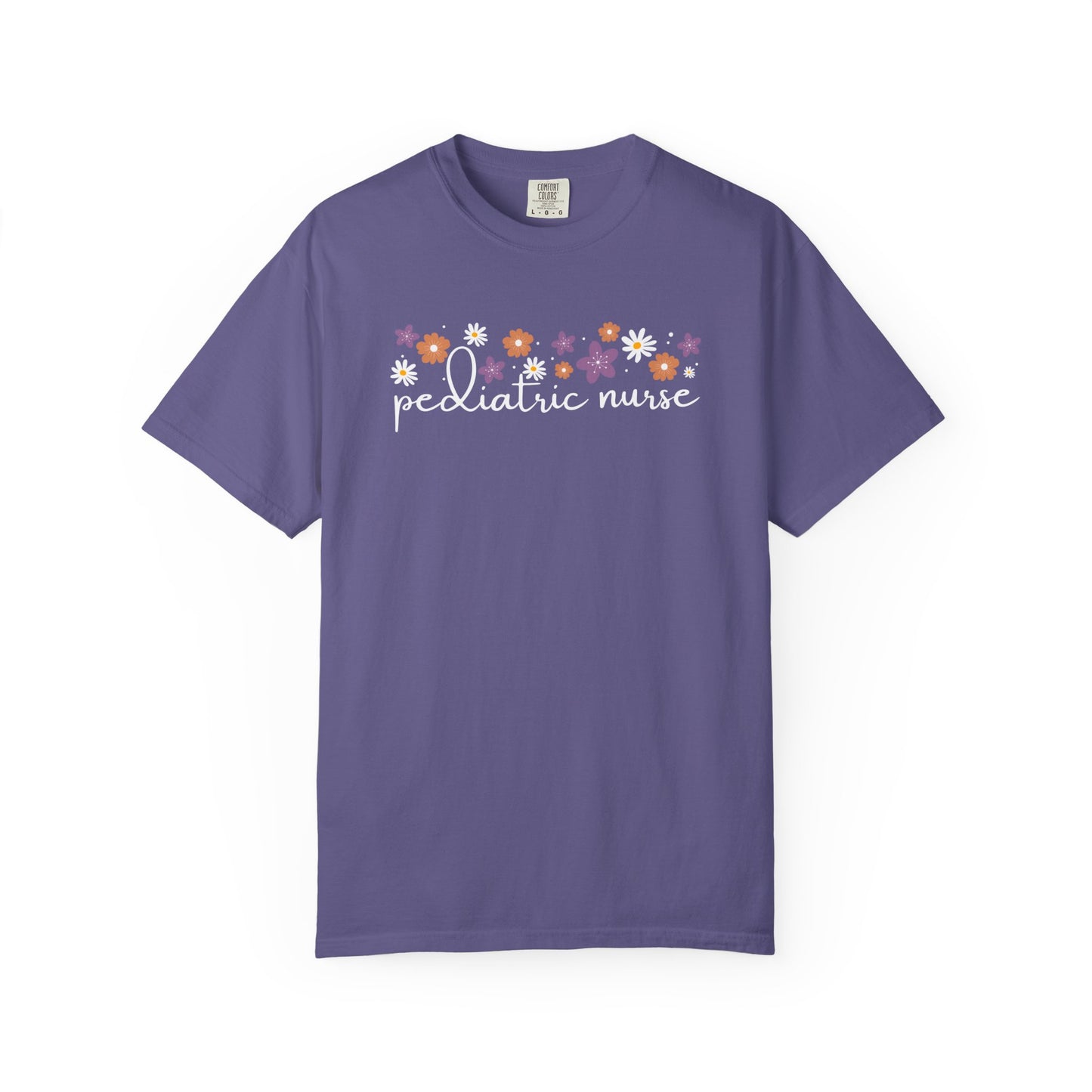 Floral Pediatric Nurse Shirt