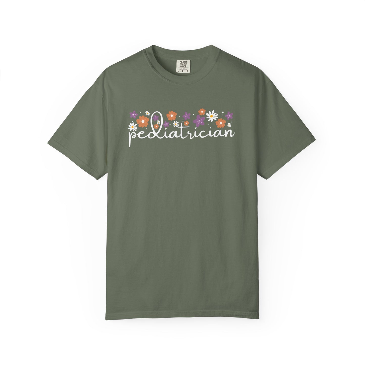Floral Pediatrician Shirt