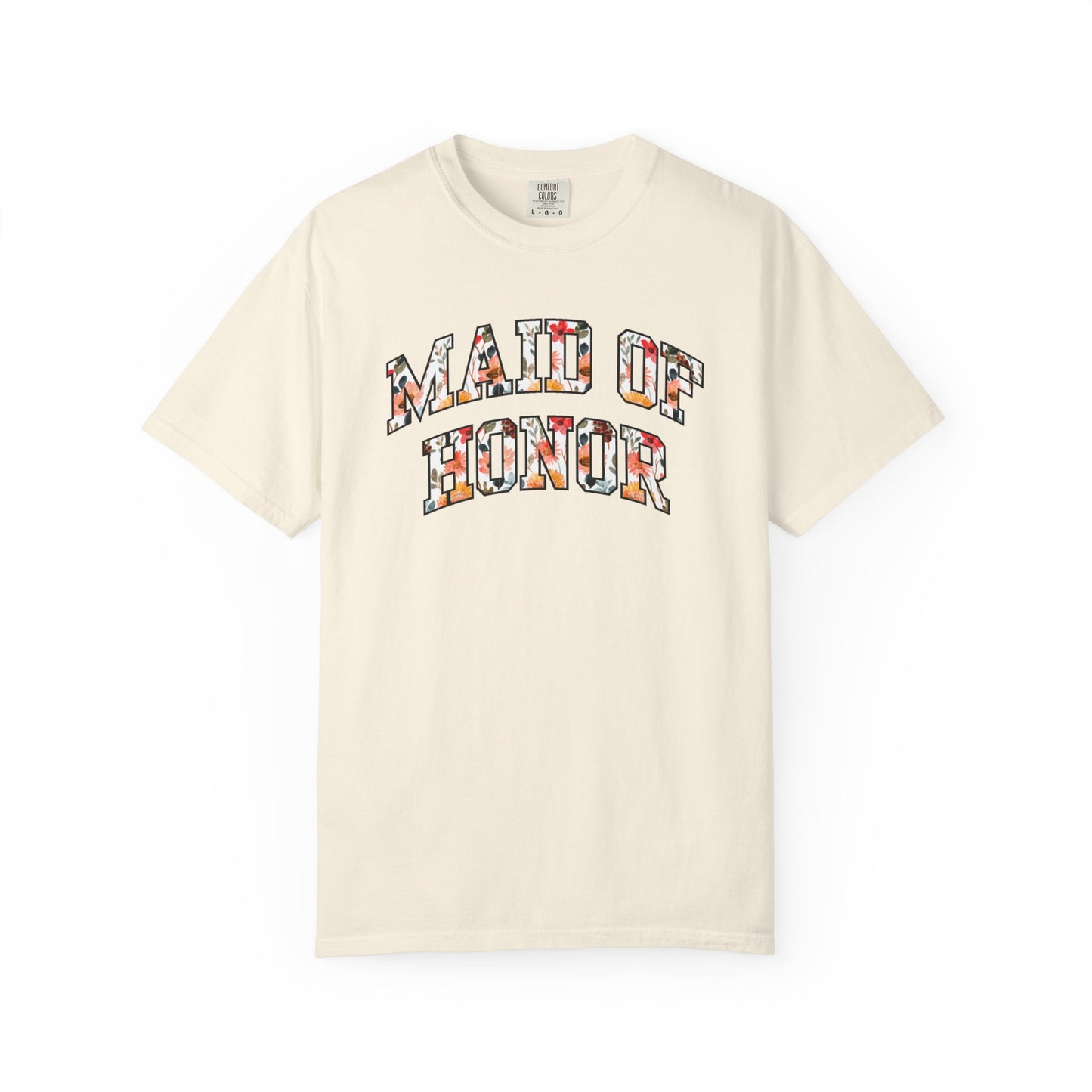 Floral Maid of Honor Shirt