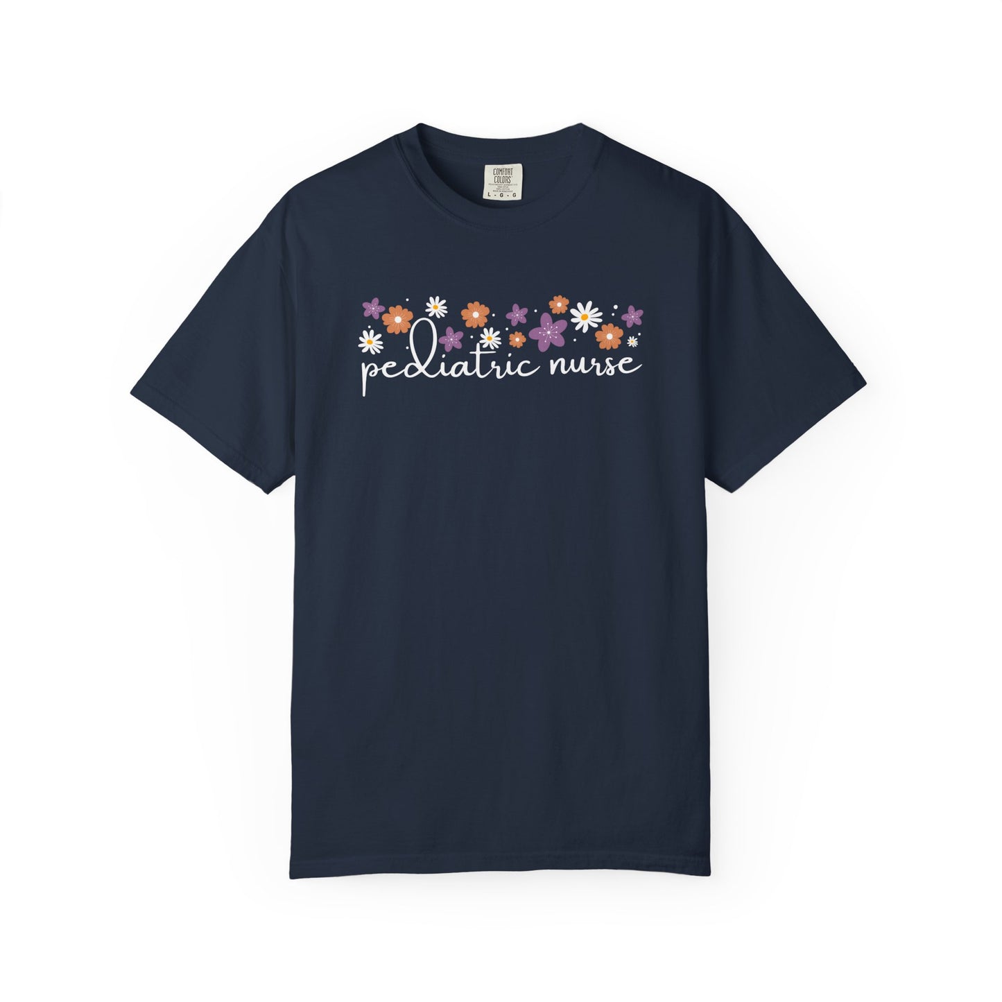 Floral Pediatric Nurse Shirt