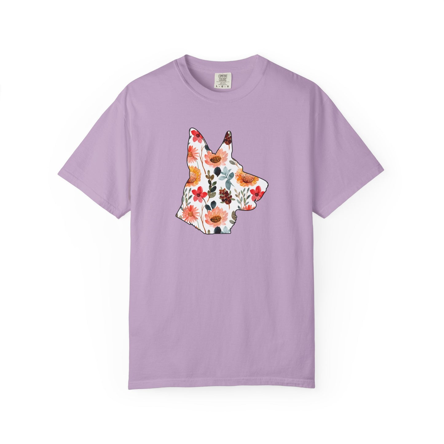 Floral German Shepherd Shirt