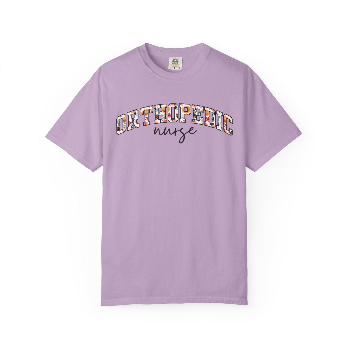 Floral Orthopedic Nurse Shirt