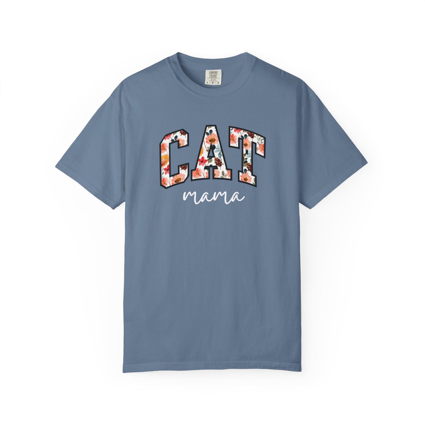 Floral Cat Mama Shirt