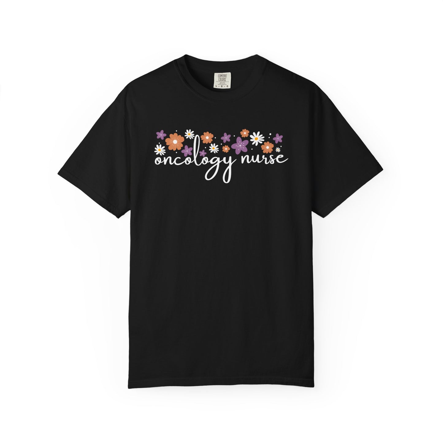 Floral Oncology Nurse Shirt