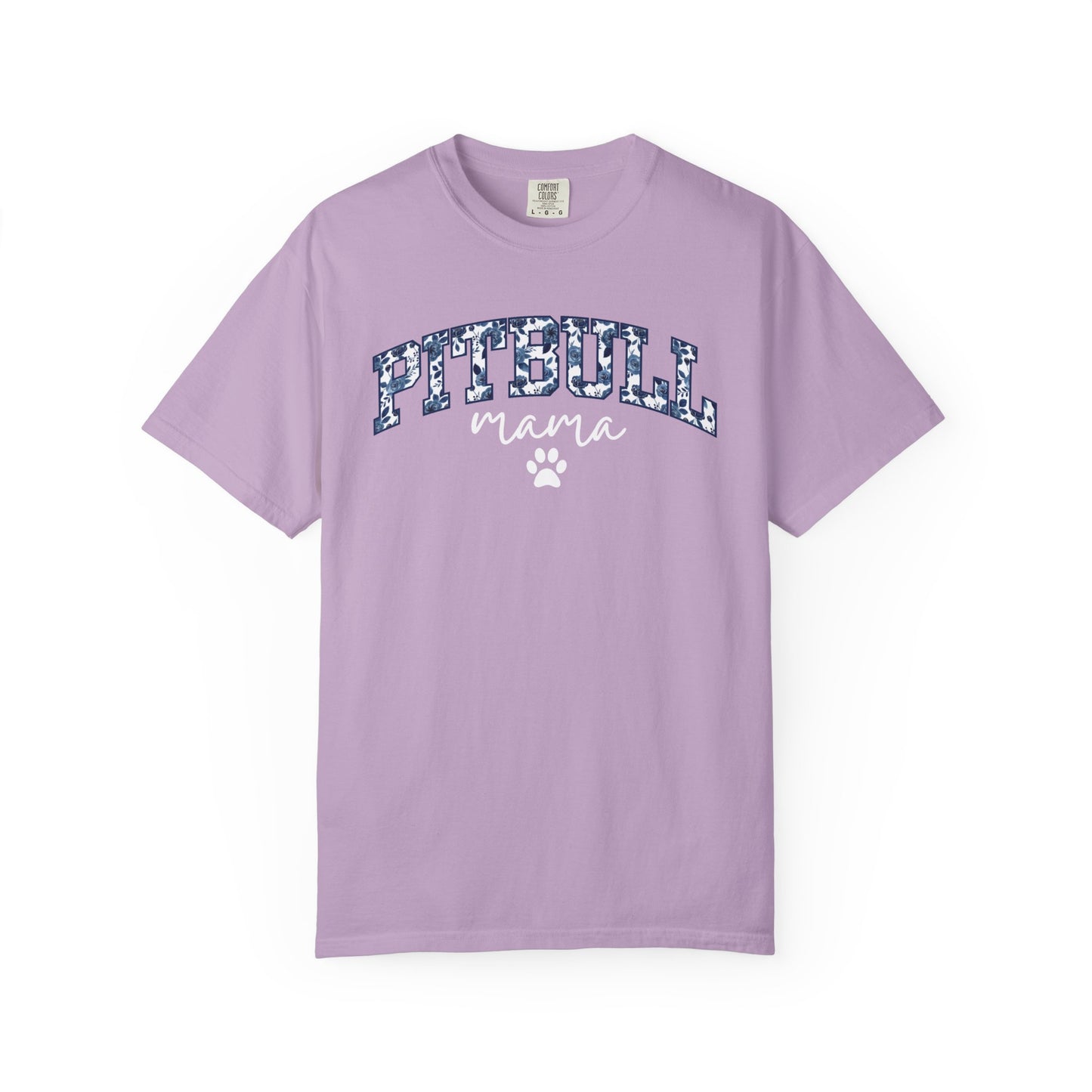 Floral Pitbull Mama Shirt