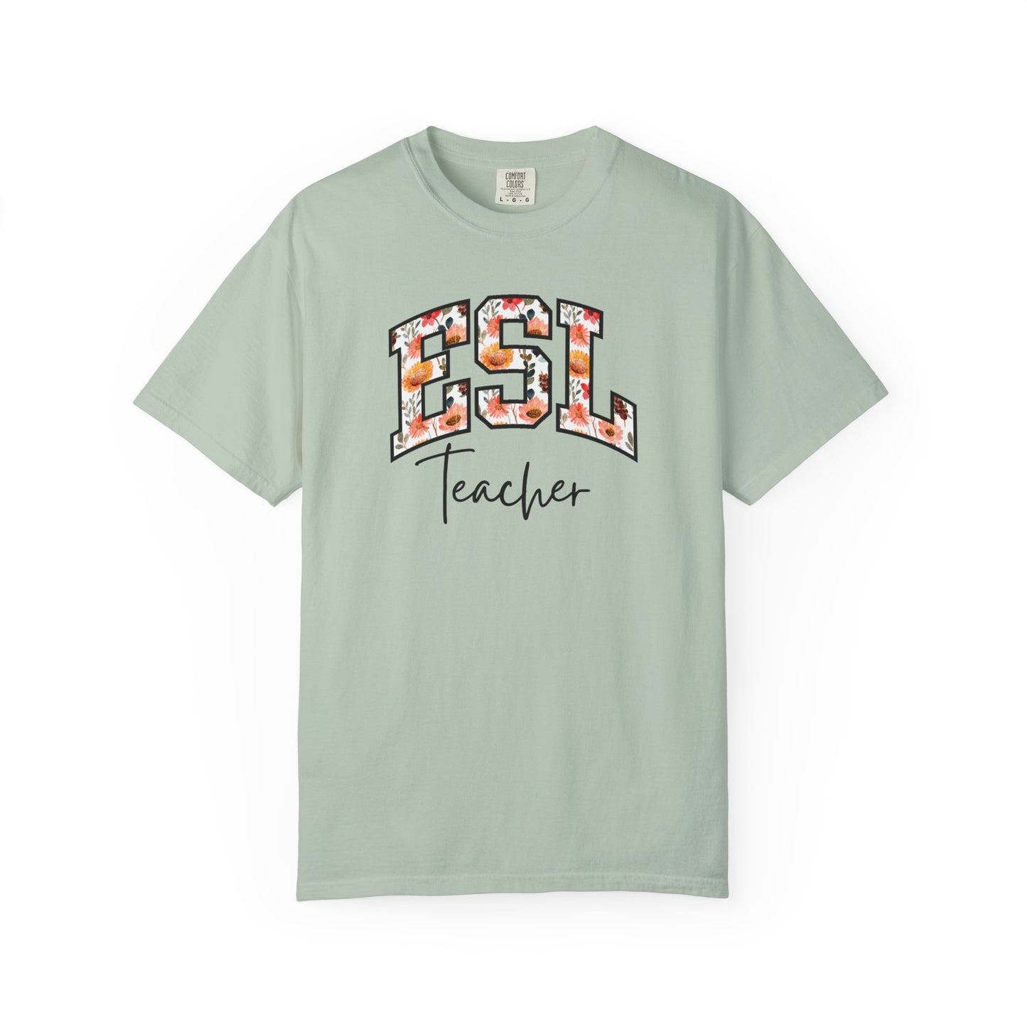 Floral ESL Teacher Shirt