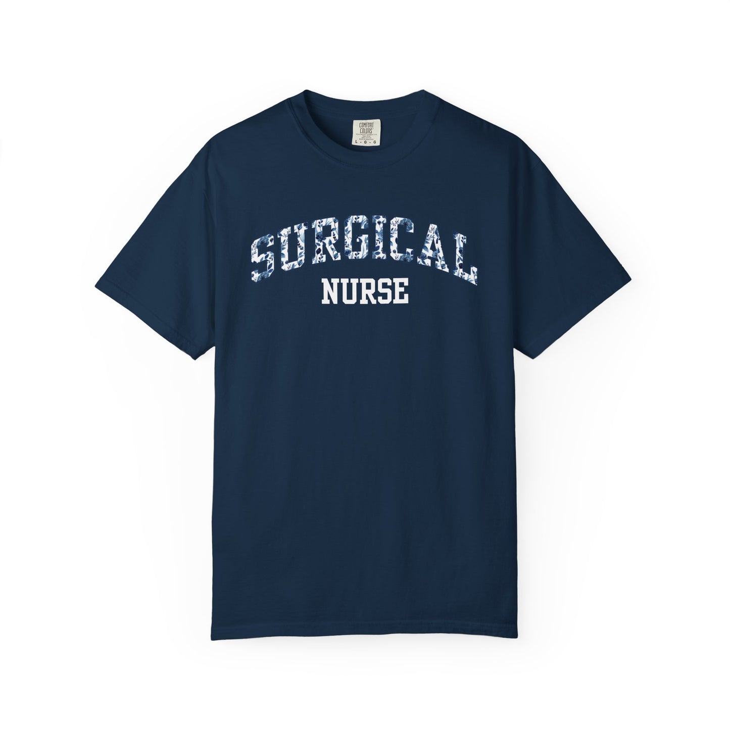 Floral Surgical Nurse Shirt