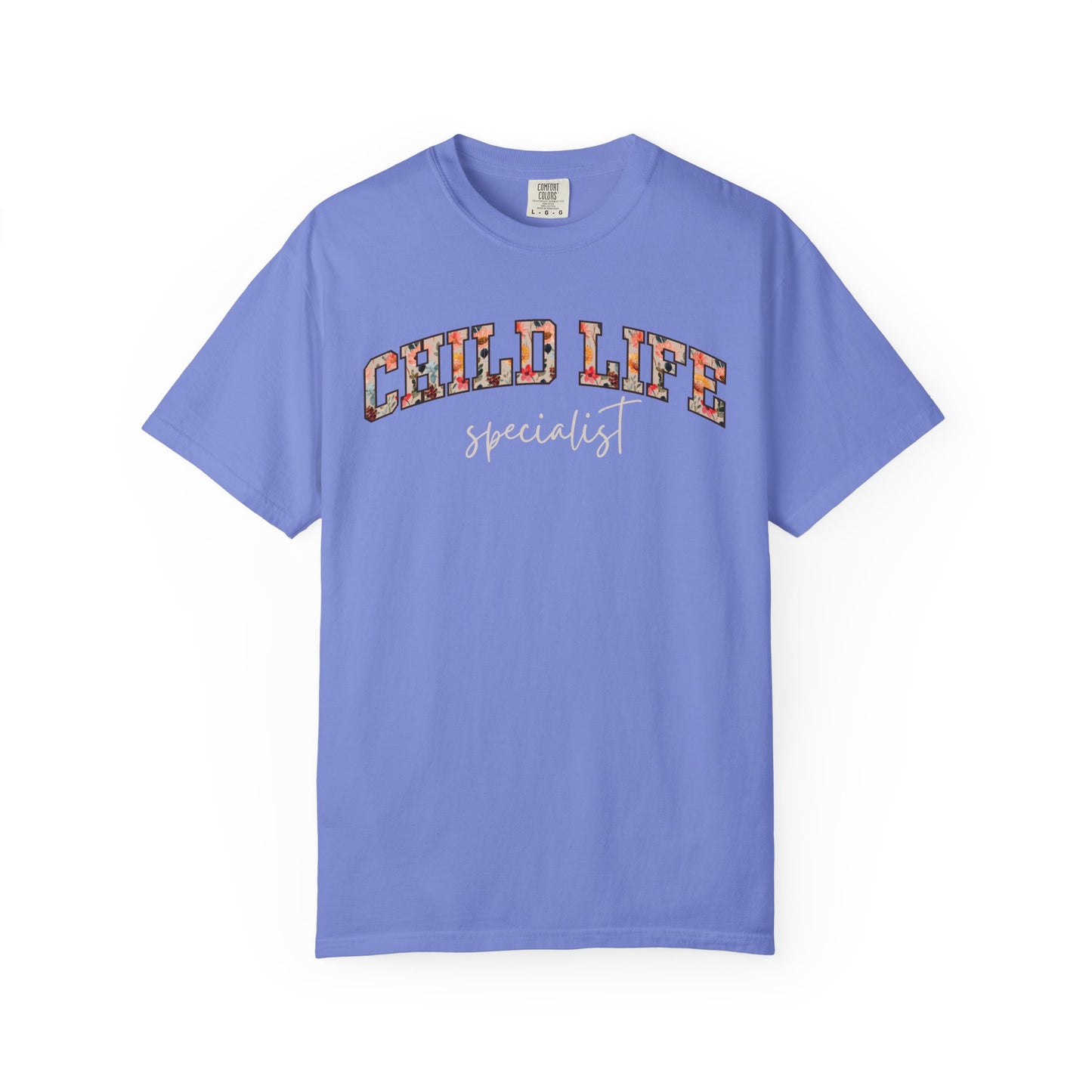 Floral Child Life Specialist Shirt