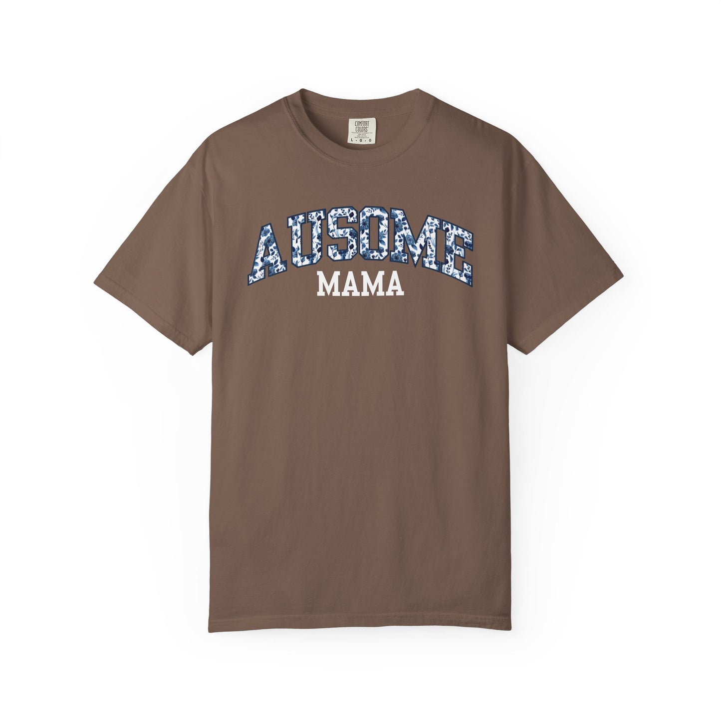 Floral Ausome Mama Autism Shirt