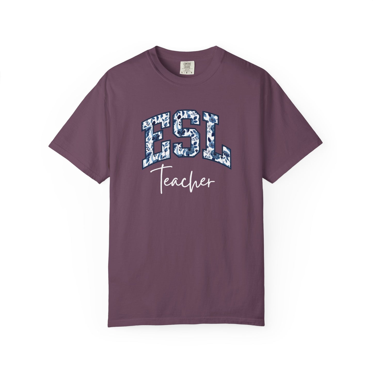 Floral ESL Teacher Shirt