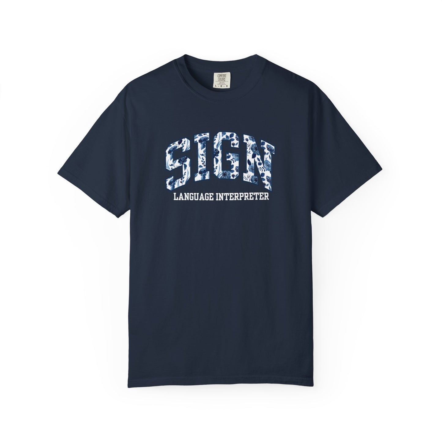 Floral Sign Language Interpreter Shirt