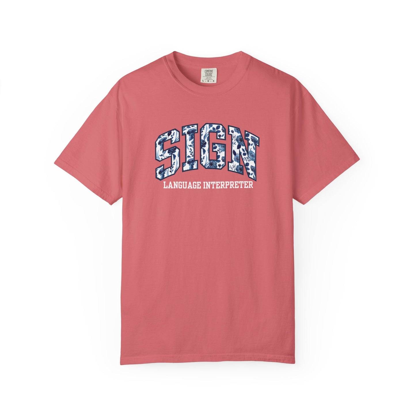 Floral Sign Language Interpreter Shirt