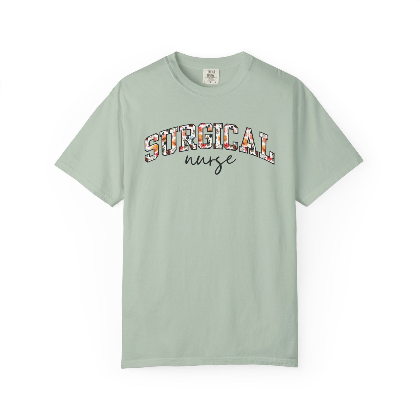 Floral Surgical Nurse Shirt