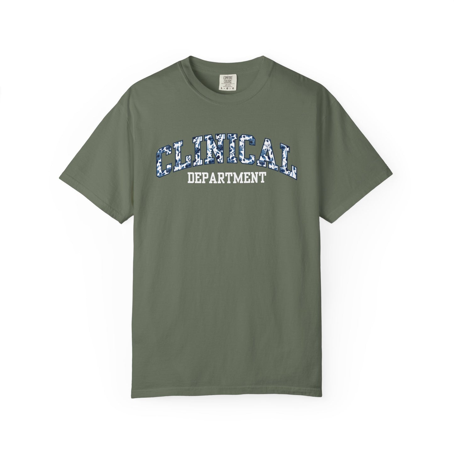 Floral Clinical Department Shirt
