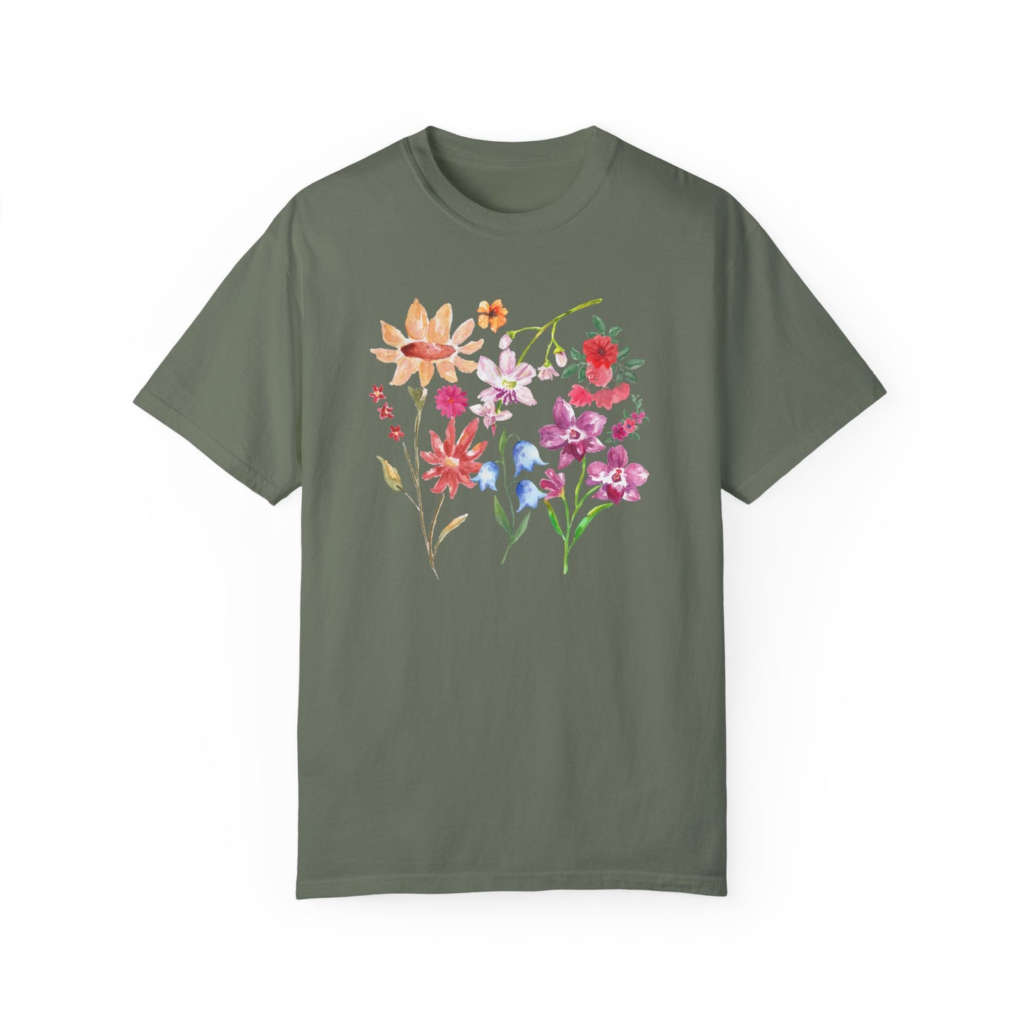 Floral Watercolor Shirt