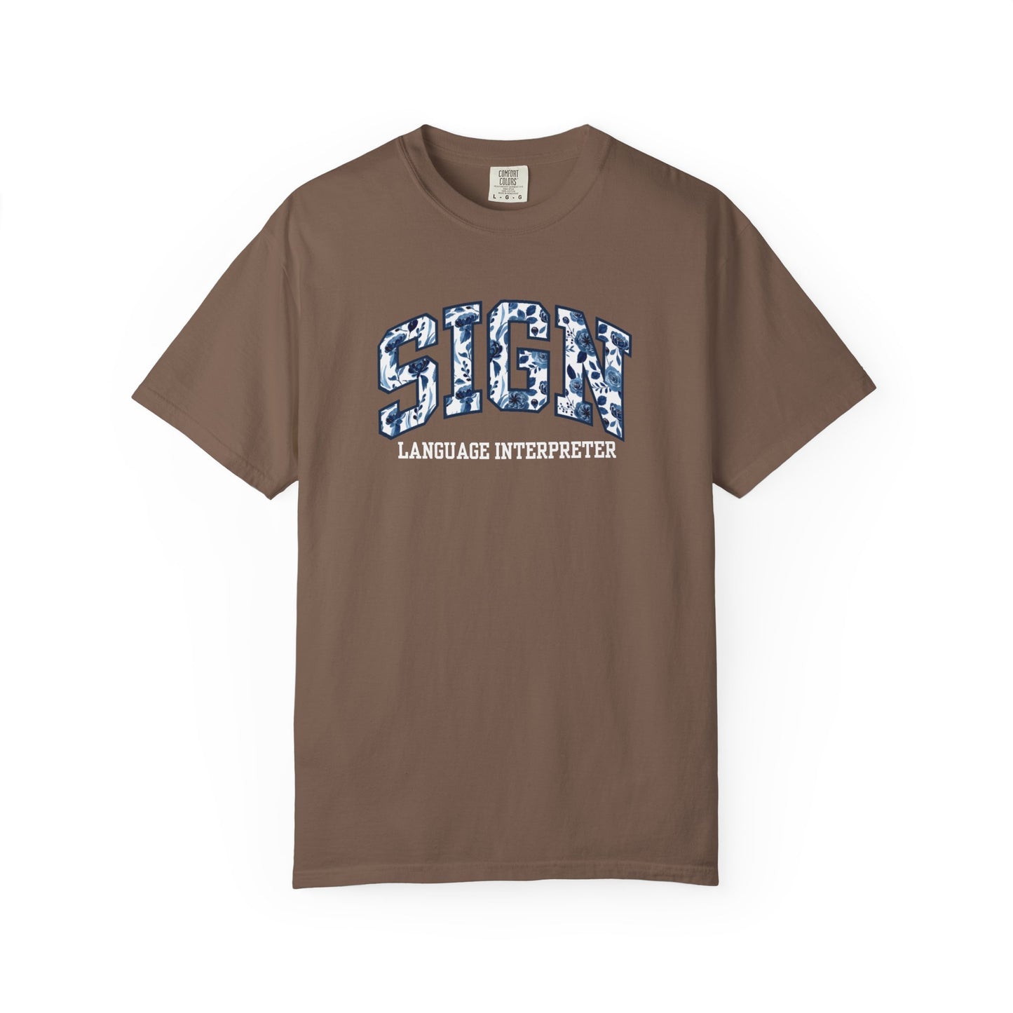 Floral Sign Language Interpreter Shirt