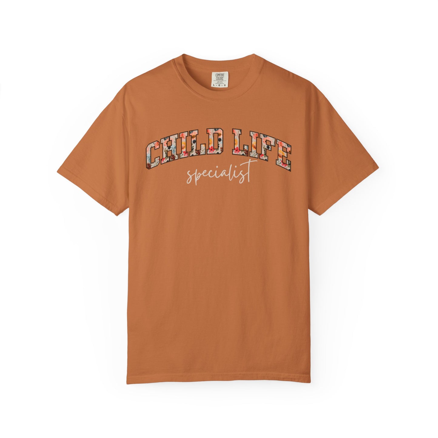 Floral Child Life Specialist Shirt