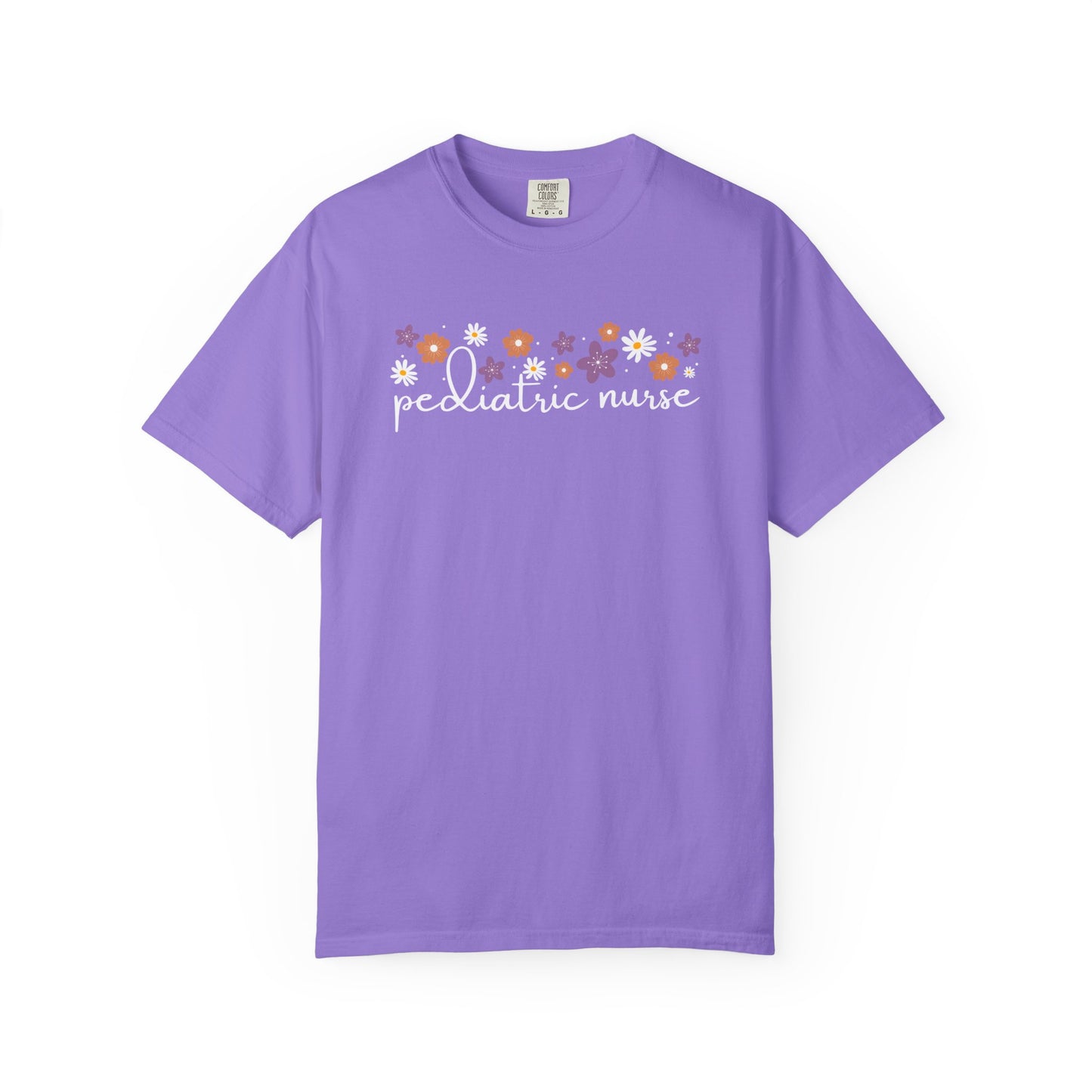 Floral Pediatric Nurse Shirt