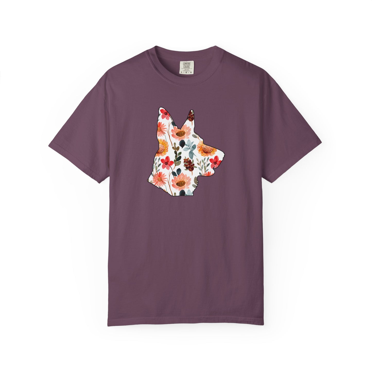 Floral German Shepherd Shirt