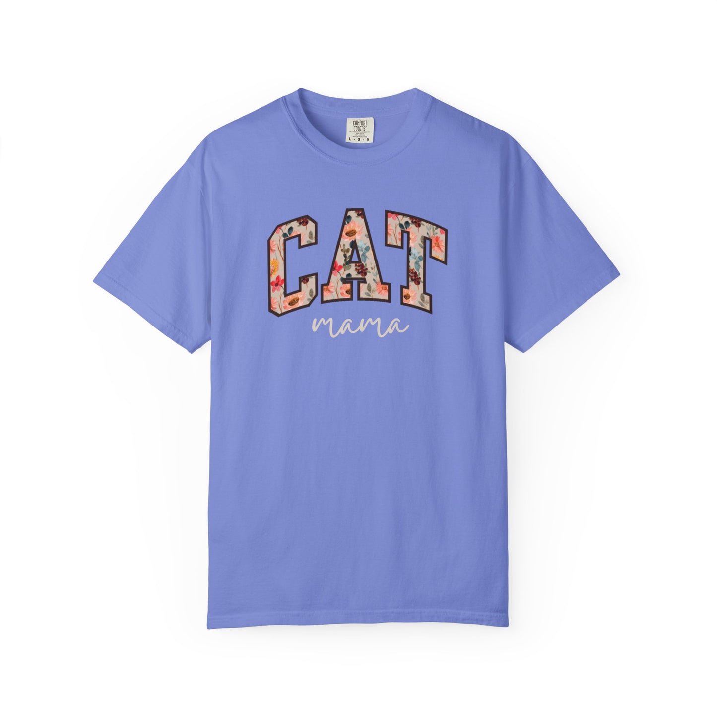 Floral Cat Mama Shirt