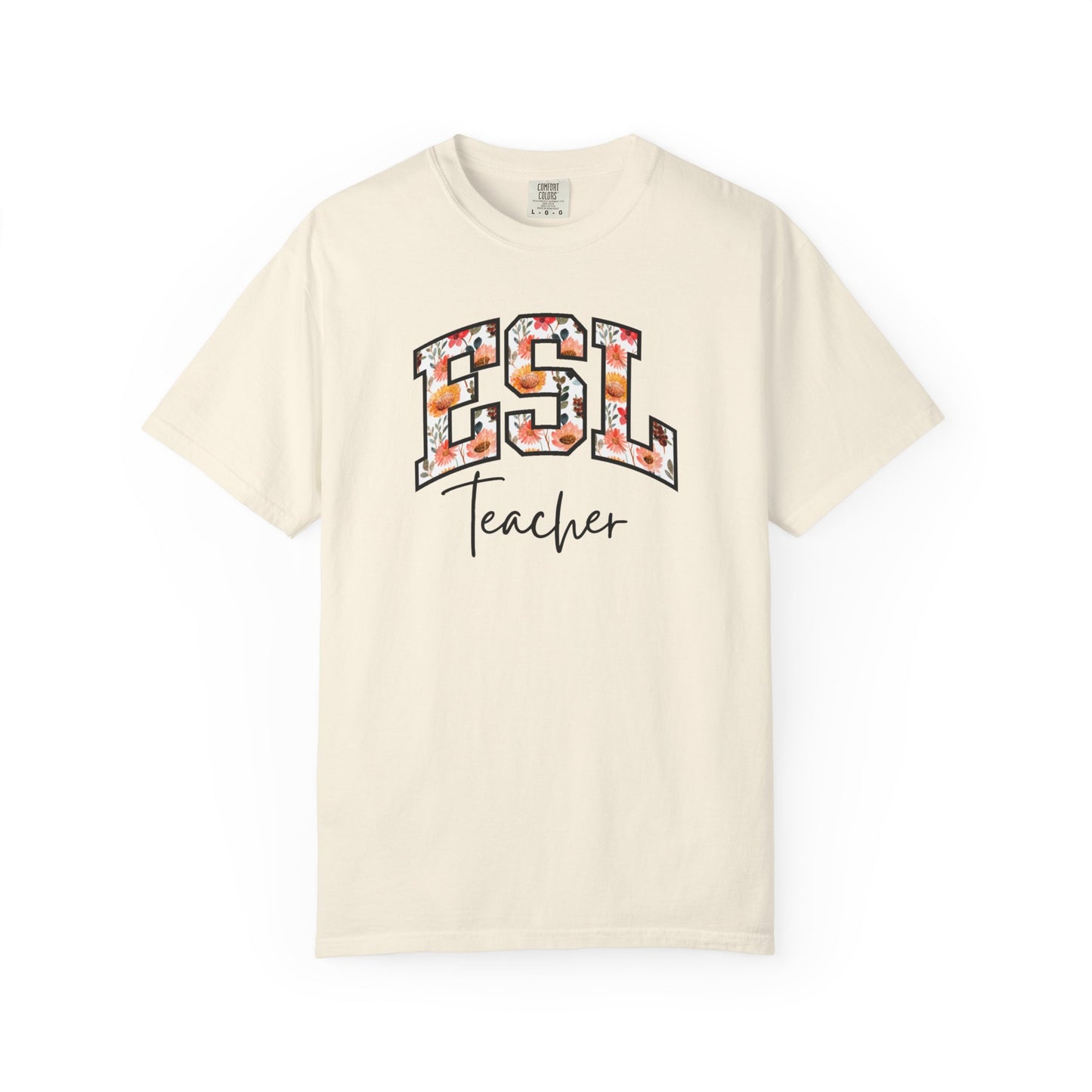 Floral ESL Teacher Shirt